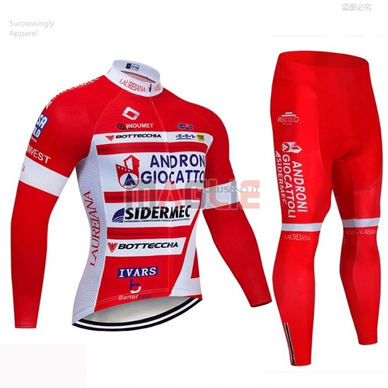 Maglia Androni Giocattoli Manica Lunga 2019 Rosso Bianco - Clicca l'immagine per chiudere